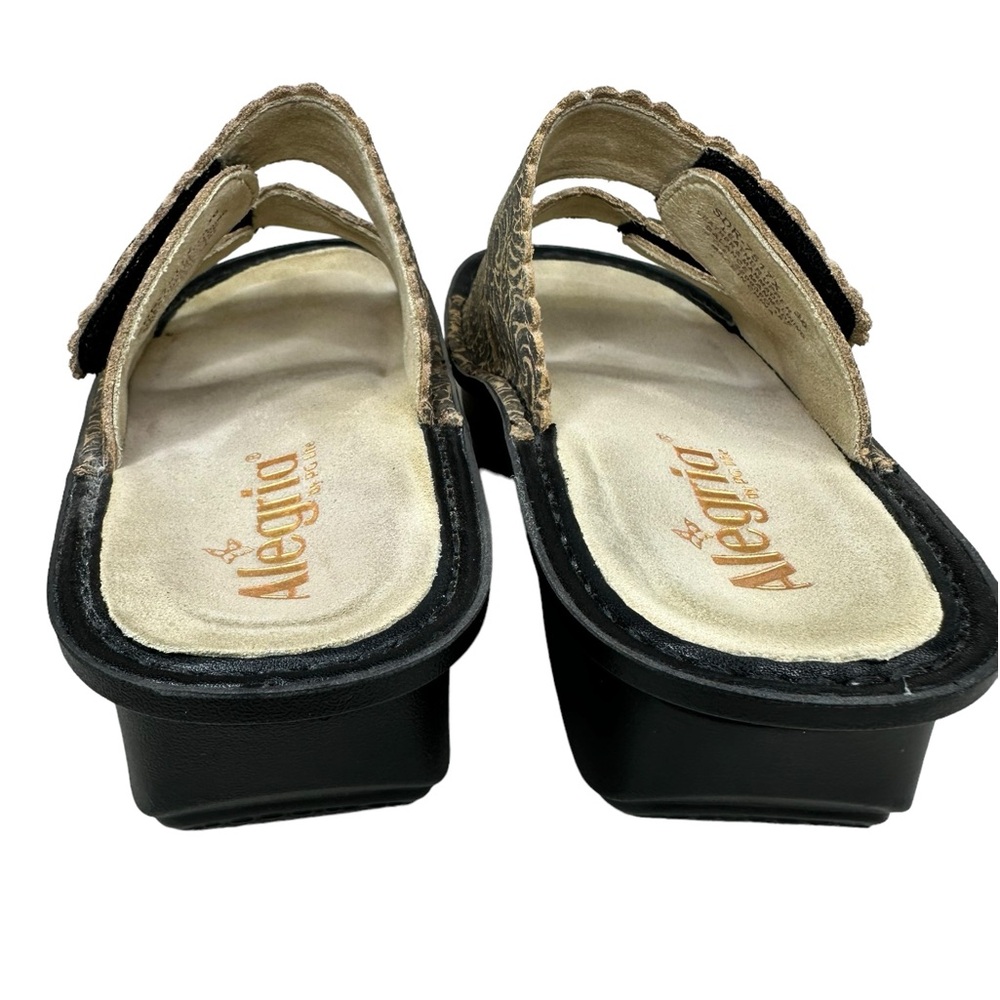 Alegria Women’s Sandra Freedom Rock Leather Adjustable Slide Sandals Clogs Size6 - Picture 6 of 8